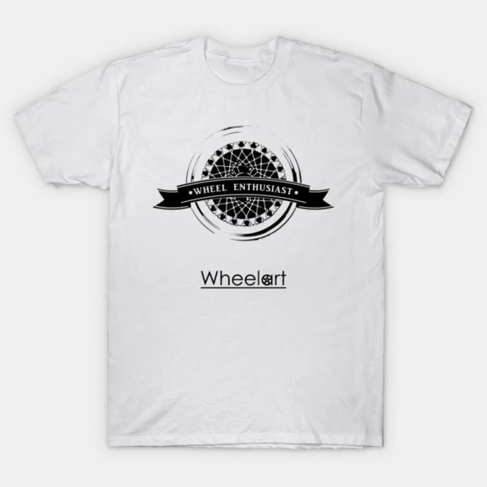 Vintage Fashion Wheel - T-Shirt für Rennrad-Enthusiasten, Vintage-Stil, gewaschen, für