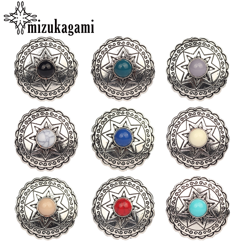 Vintage Fashion Finds - 29mm 3 teile/los Zink-legierung Taste Retro