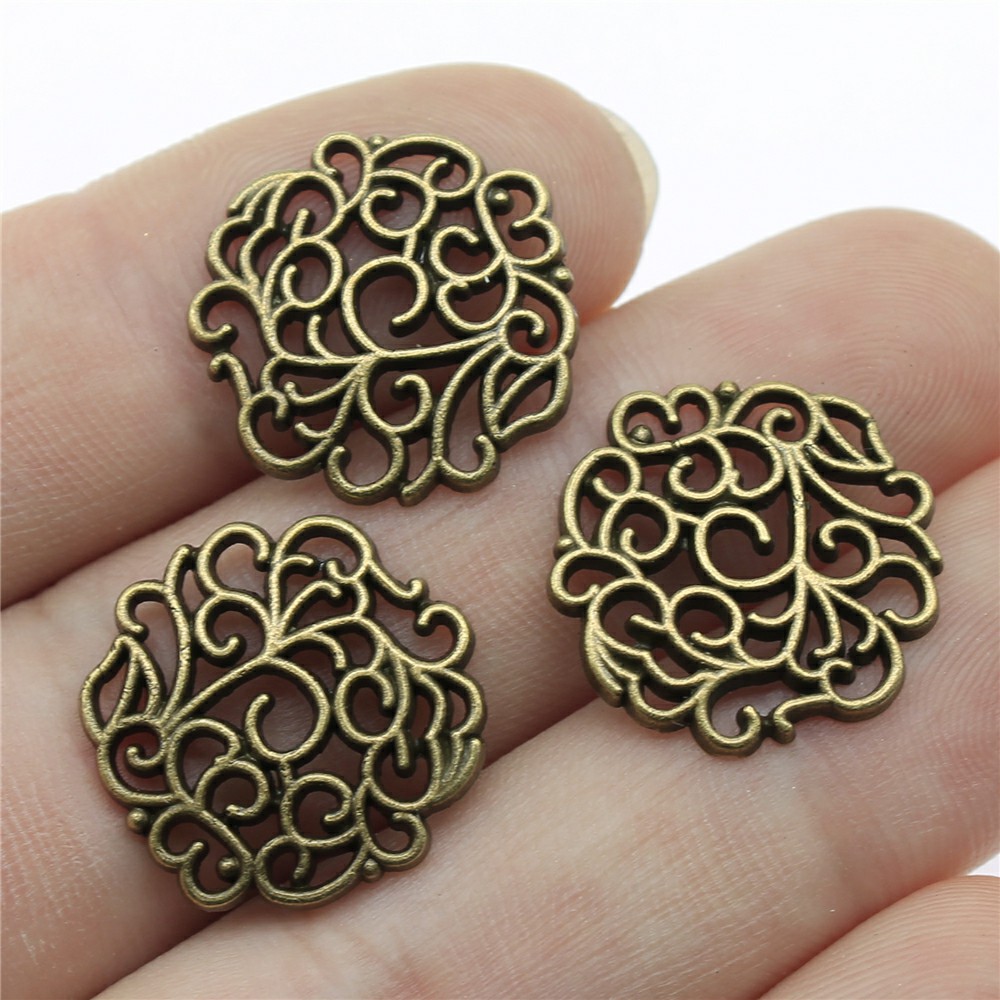Vintage Fashion Stores - 10 Stück 18 x 18 mm,