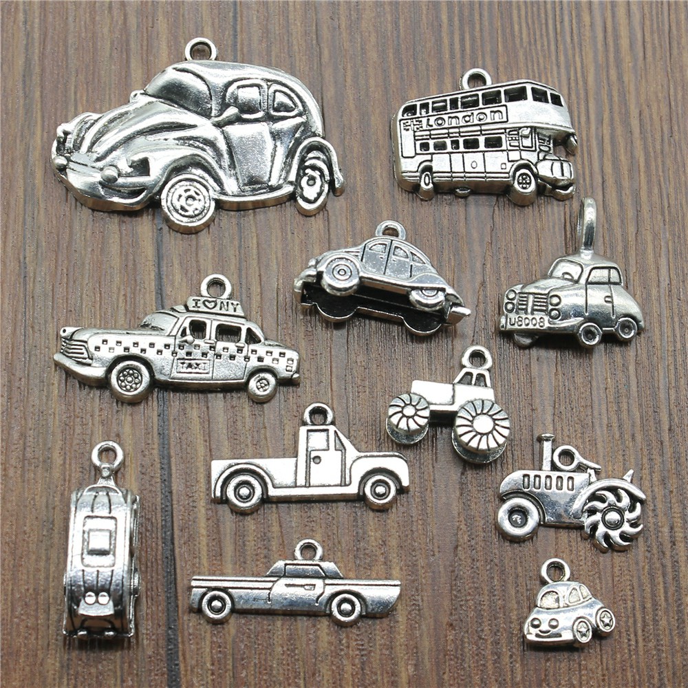Vintage Fashion Finds - 10 Stück / Los Antik Silber