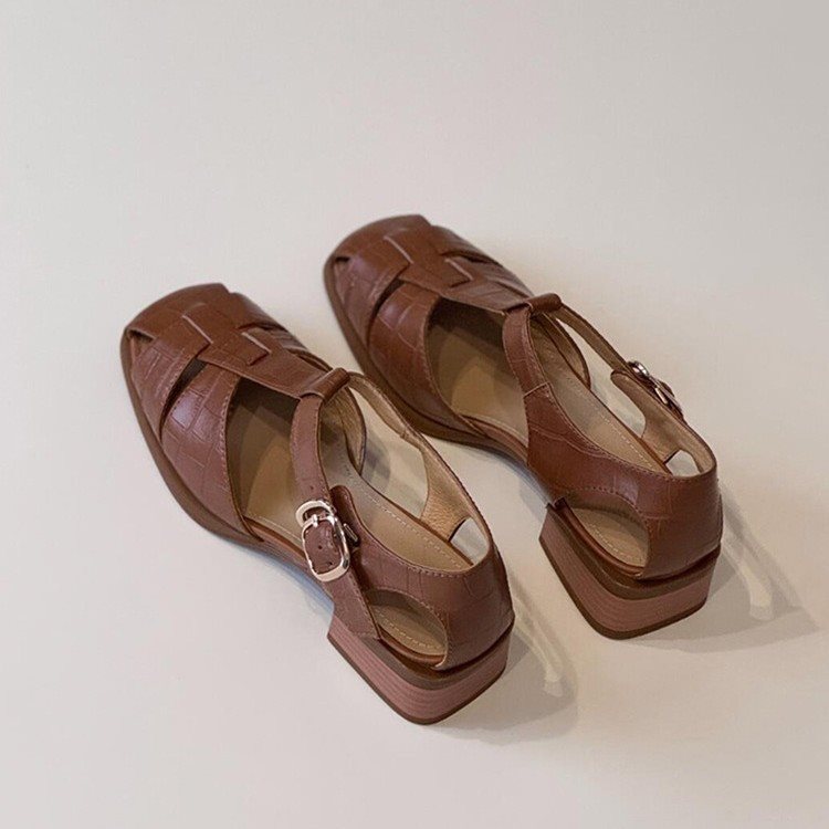 Vintage Fashion Heels - Damen Sandalen Sommer Neue Mode Weben