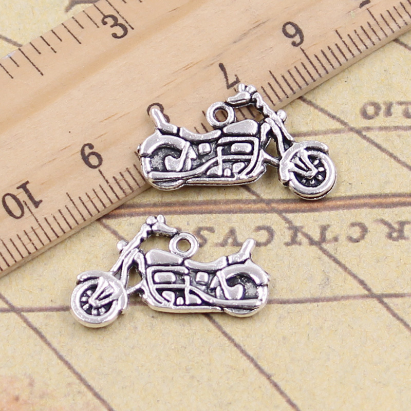 Vintage Fashion Finds - 20 stücke Charms motorrad roller autocycle
