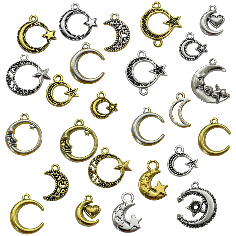 Vintage Fashion Finds - Göttin dreifach Wikinger hohl Mond Stern