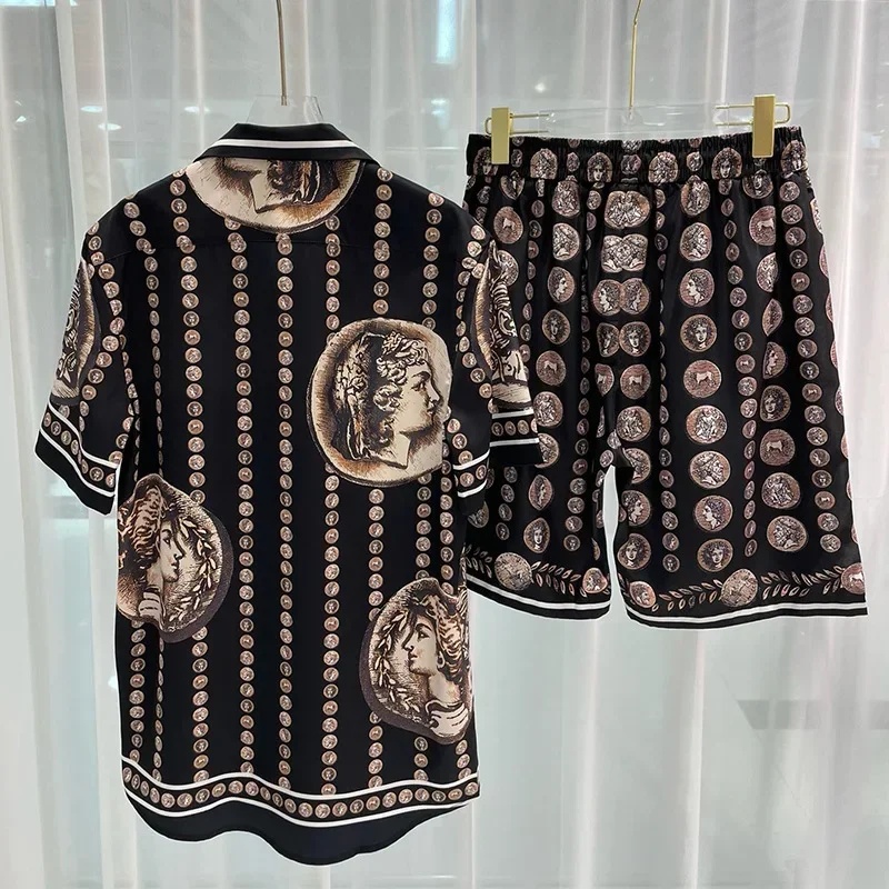 Vintage Old Fashion - Ropa Hombre Royal Luxus Herren Hemd-Sets