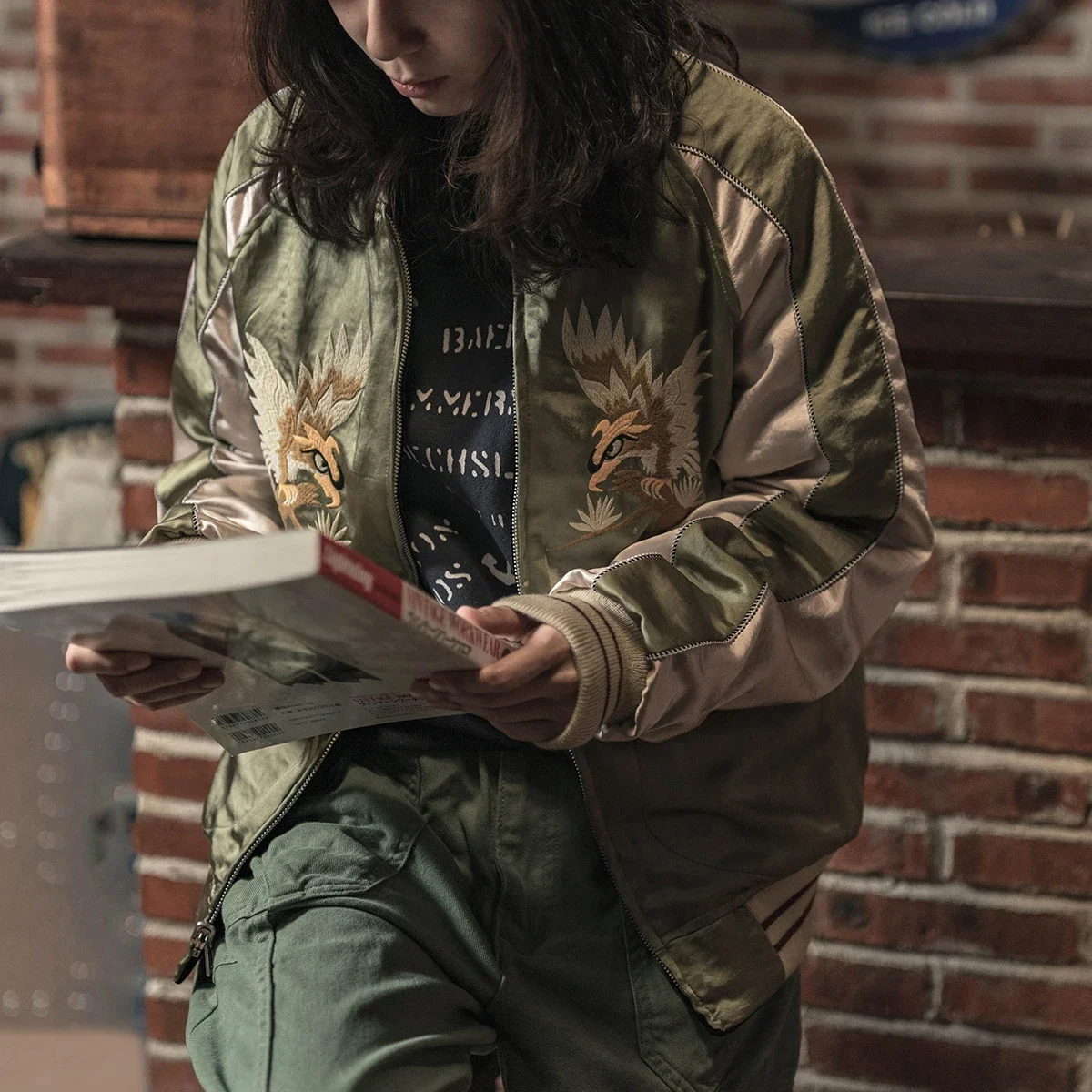 Nicht auf Lager: Omkeerbare So – Varsity Jacket Wool Bewertung und Preis