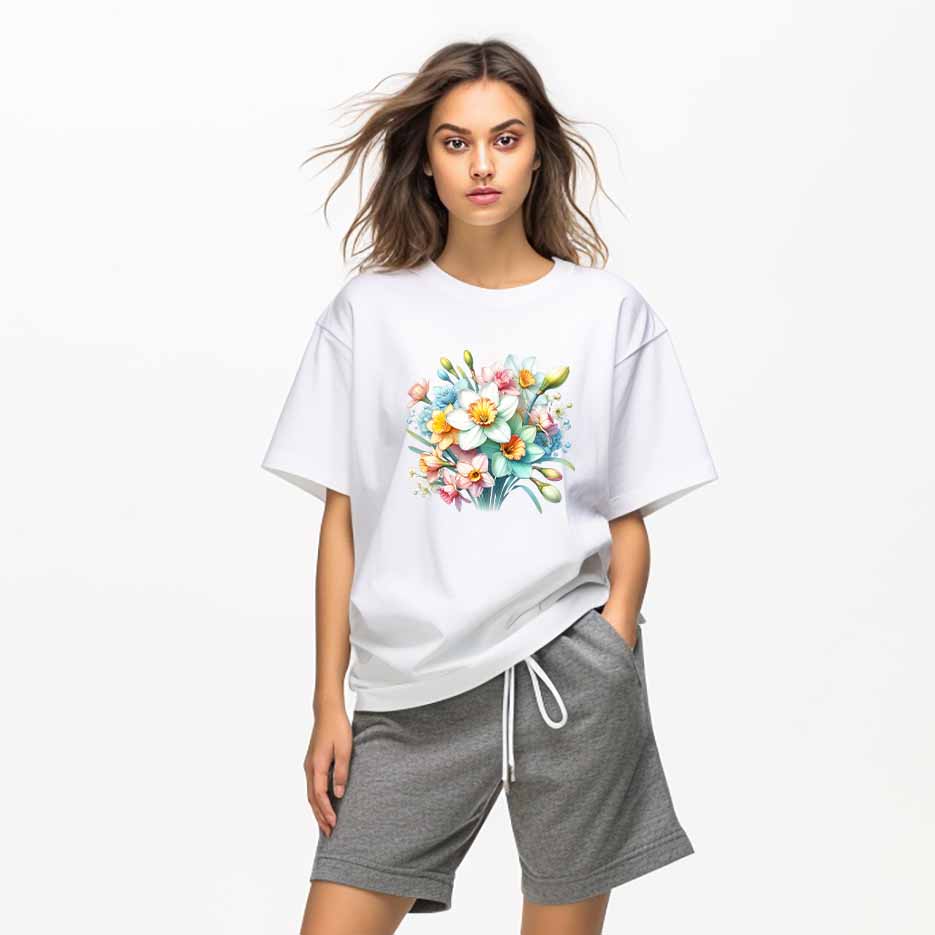Vintage-Aquarell-Blumen-Aufbüg – Vintage Fashion Stores Bewertung und Preis