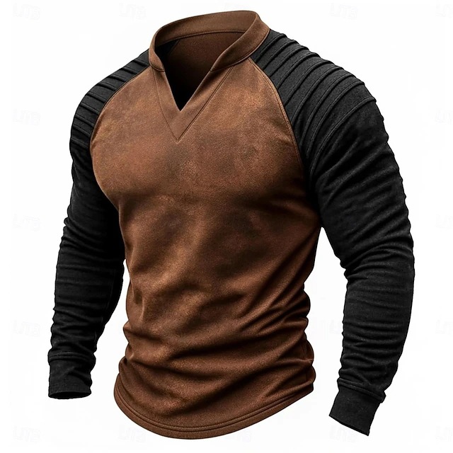 Vintage Distressed Henley Ragl – Vintage Old Fashion Bewertung und Preis