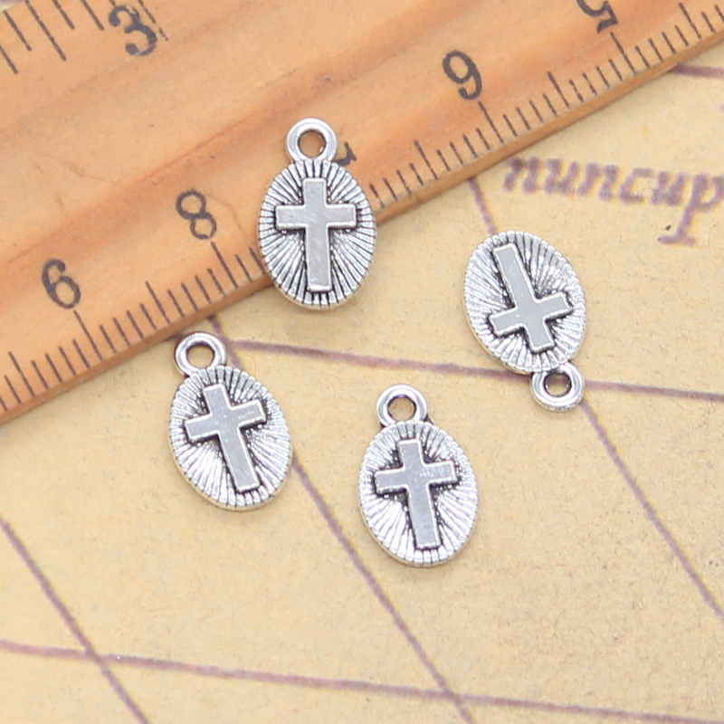 30 Stück Charms Kreuz 13x8mm A – Vintage Fashion Finds Bewertung und Preis