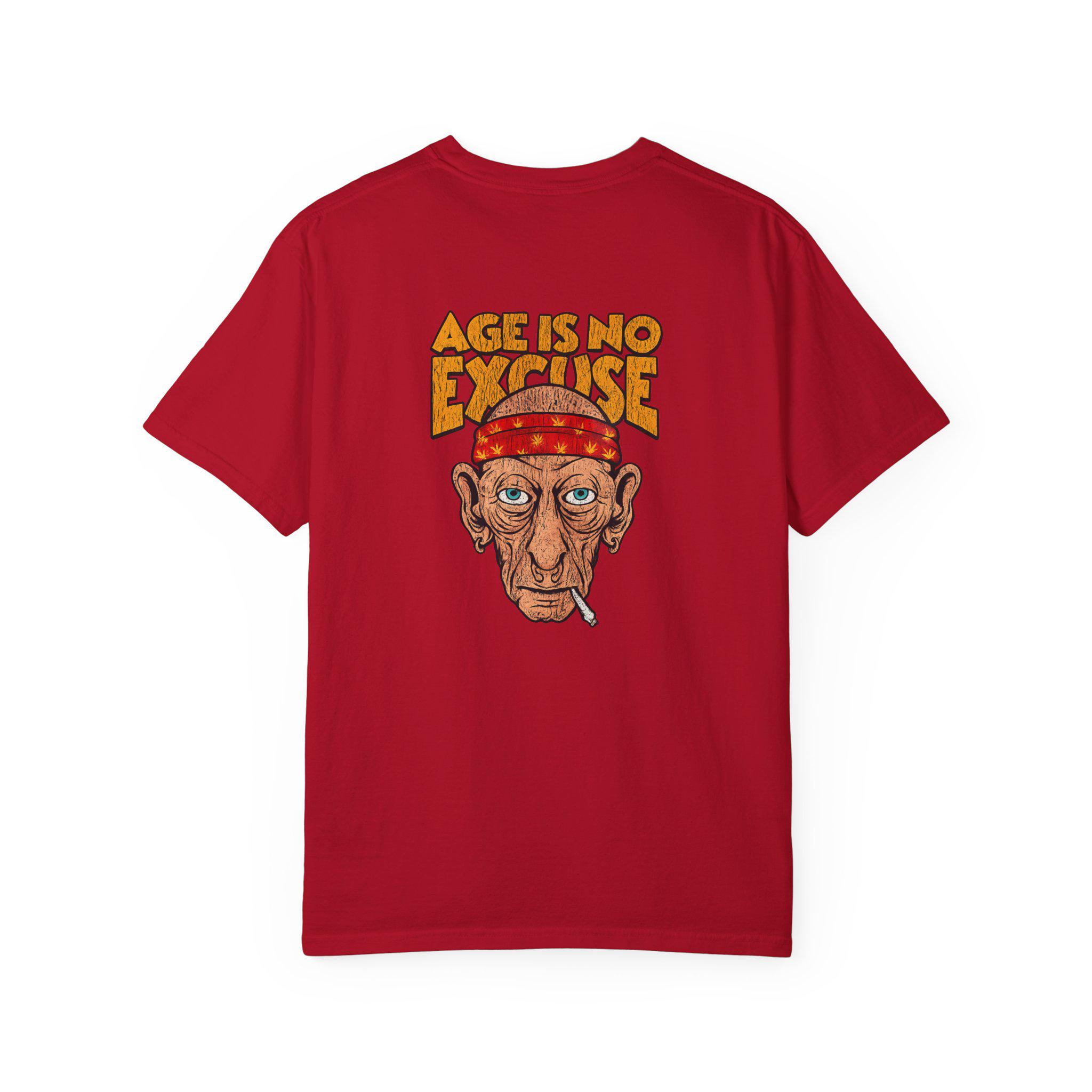Age Is No Excuse Grafik-T-Shir – Vintage Fashion Illustration Bewertung und Preis