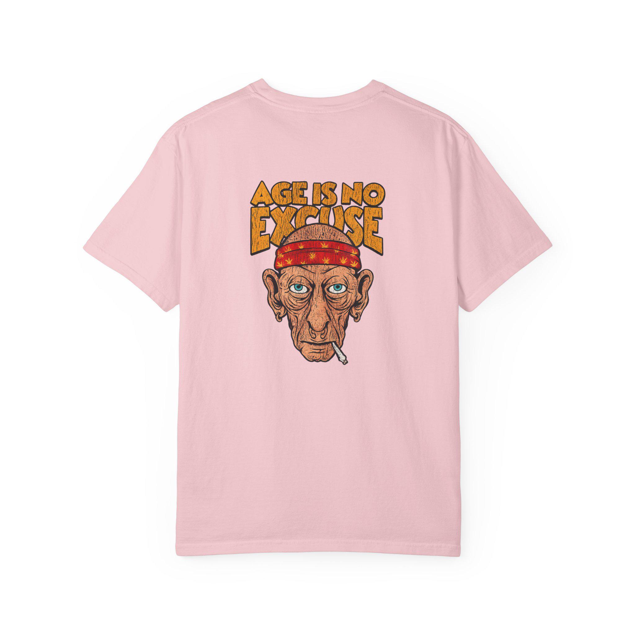 Age Is No Excuse Grafik-T-Shir – Vintage Fashion Illustration Bewertung und Preis