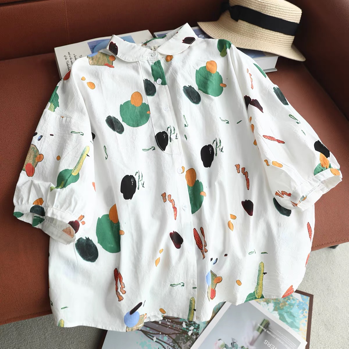 Damen Übergroßes Hemd mit Abst – Vintage Fashion In Japan Bewertung und Preis