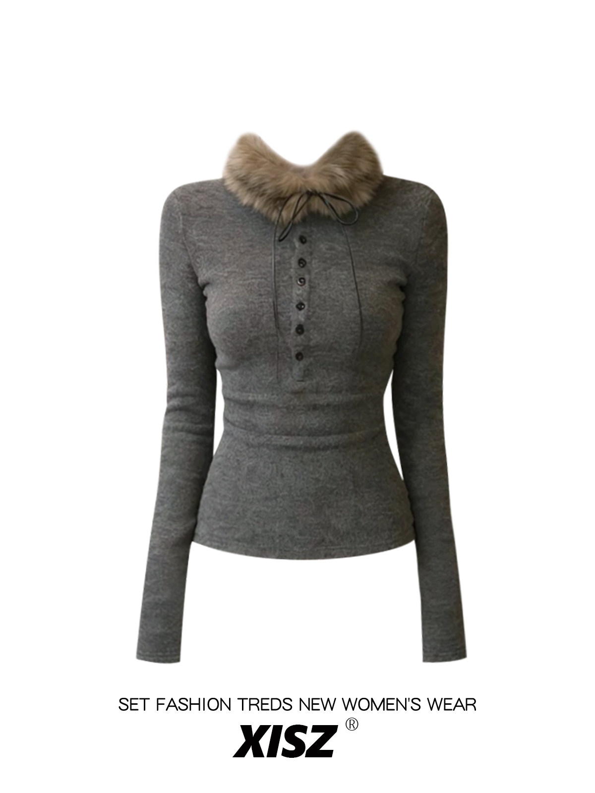 Damen Graues Gothic T-Shirt Ha – Turtleneck Knit 90S Bewertung und Preis
