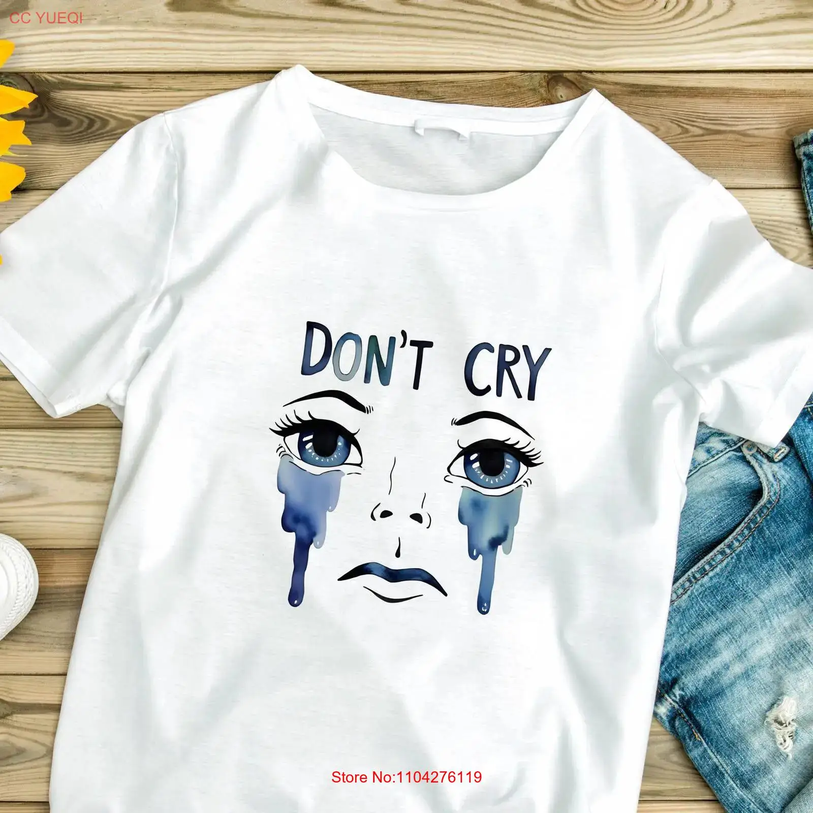 Cry Quote T-Shirt mit Emotions – Vintage Fashion Quotes Short Bewertung und Preis