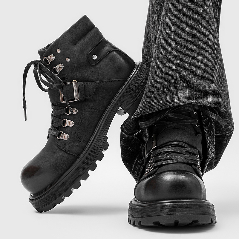 Marke Männer Leder Stiefel Mot – Vintage Old Fashion Bewertung und Preis