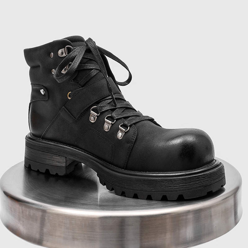 Marke Männer Leder Stiefel Mot – Vintage Old Fashion Bewertung und Preis