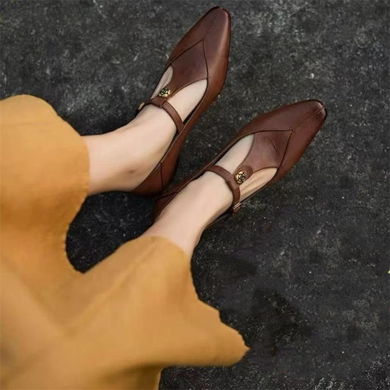 2026 Damen T-Riemen-Loafer mit – Vintage Old Fashion Bewertung und Preis