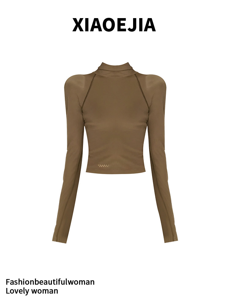 Damen Grünes Gothic T-Shirt Ha – Turtleneck Knit 90S Bewertung und Preis