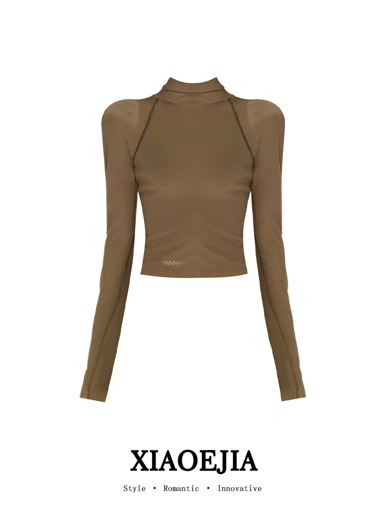 Damen Grünes Gothic T-Shirt Ha – Turtleneck Knit 90S Bewertung und Preis