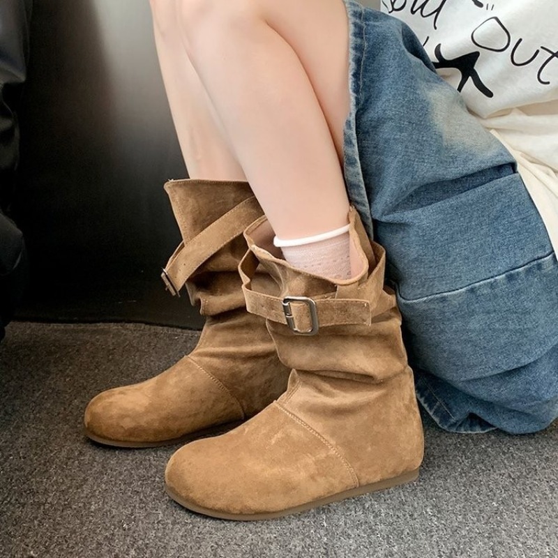 Damen Wildleder Halbstiefel Vi – Vintage Old Fashion Bewertung und Preis