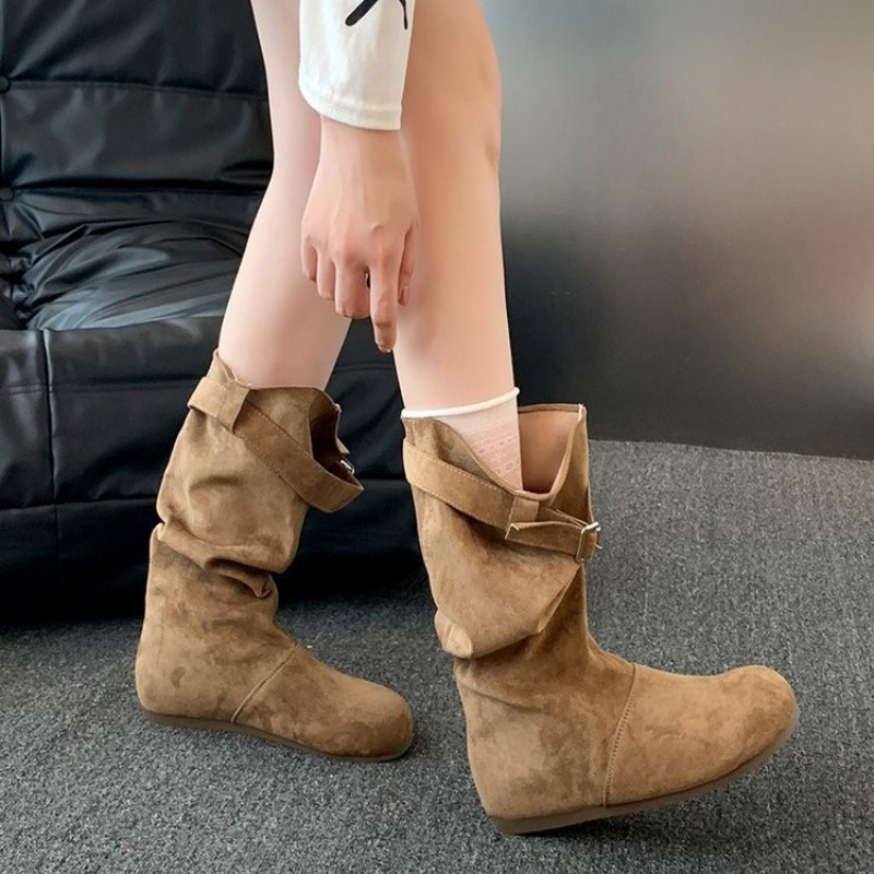 Damen Wildleder Halbstiefel Vi – Vintage Old Fashion Bewertung und Preis