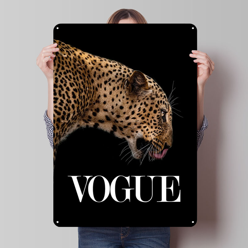 Vogue Fashion Poster Metallsch – Vintage Fashion Vogue Bewertung und Preis