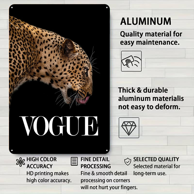 Vogue Fashion Poster Metallsch – Vintage Fashion Vogue Bewertung und Preis