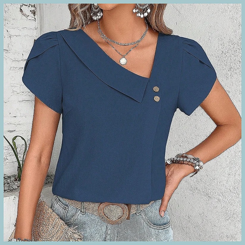 2024 Sommer Vintage Einfarbige – Vintage Fashion For Women Bewertung und Preis